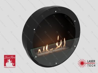 Настенный биокамин Lux Fire Иллюзион 800 Н S (черный)