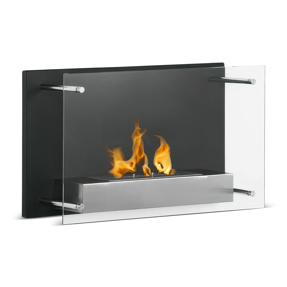 Настольный биокамин с защитным стеклом Tabletop SafeFlame, черный Настольный биокамин с защитным стеклом Tabletop SafeFlame, черный