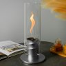 Настольный биокамин Свеча, серый фото 2