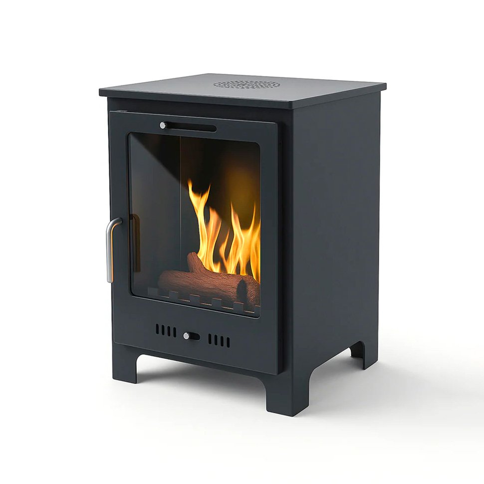 Напольный биокамин Малверн Черный Напольный биокамин Малверн Черный