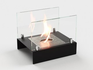Биокамин настольный Lux Fire Арлекино М (черный)