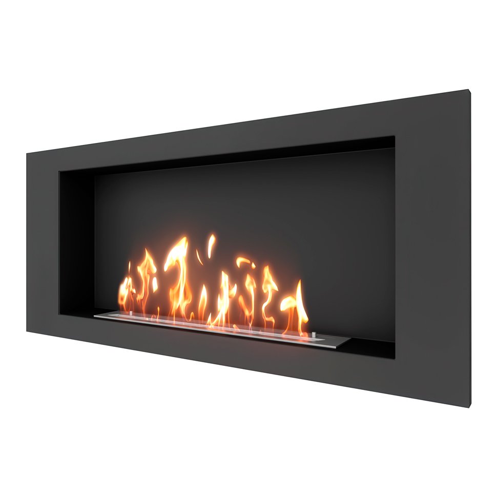 Биокамин встраиваемый SteelHeat LONG 1200