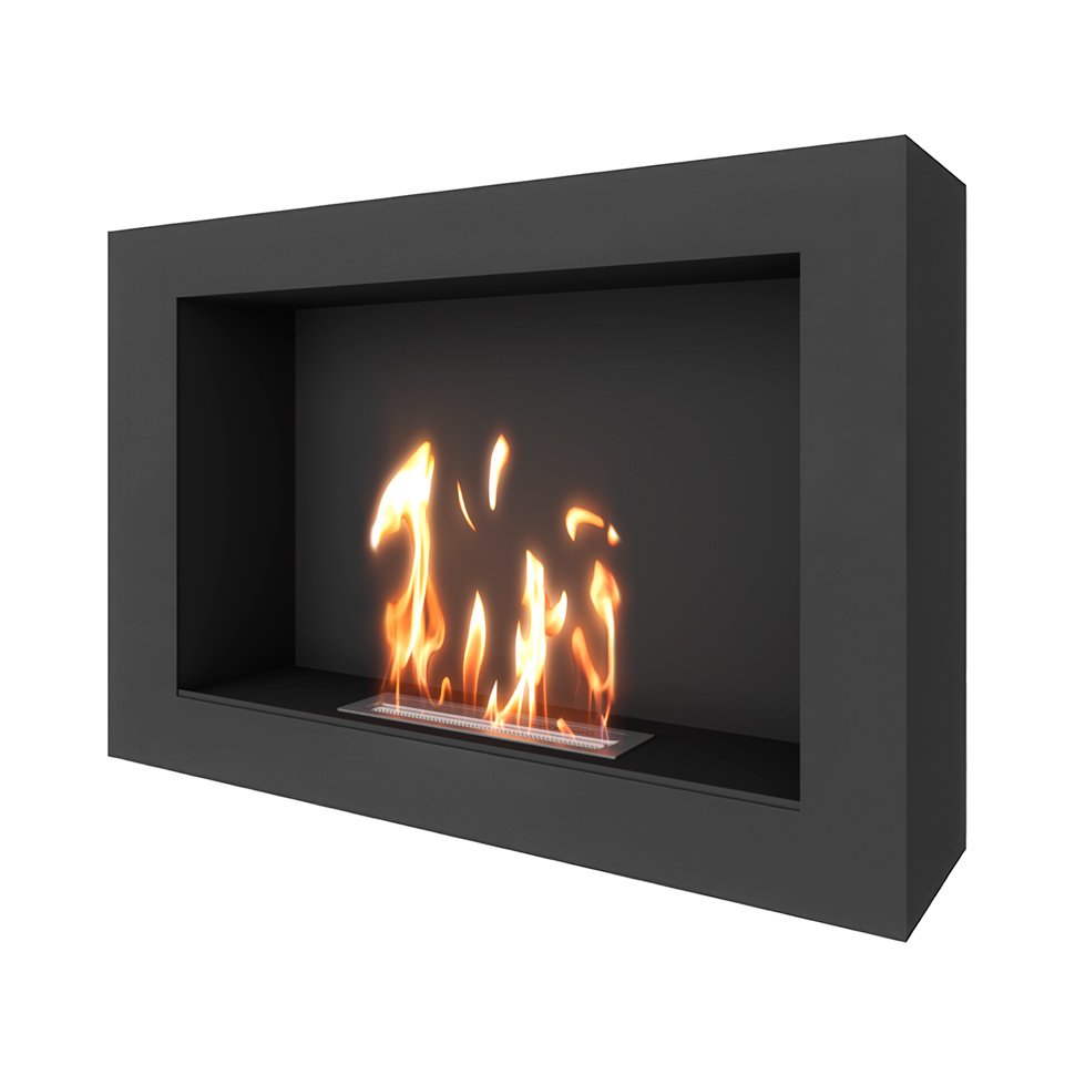 Биокамин SteelHeat WALL ONE 800 LITE черный Биокамин SteelHeat WALL ONE 800 LITE черный