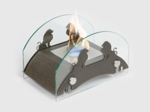 Биокамин Lux Fire Царский мост S бронза