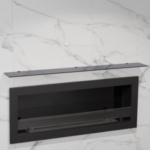 Стеклянная полка для биокамина Gray  1800